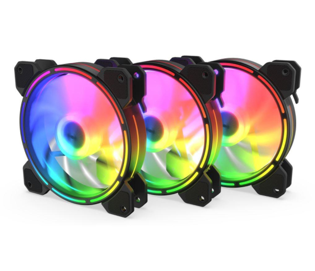 KRUX Lunar KIT ARGB Triple Pack 3x120mm - 634656 - zdjęcie